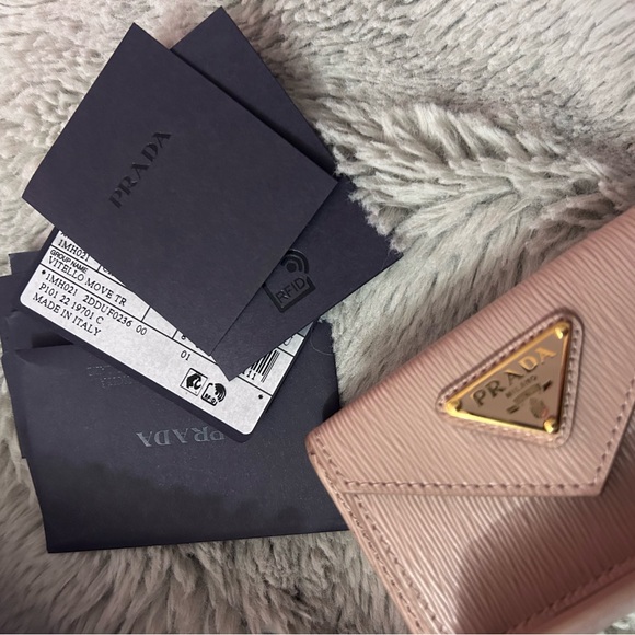 Prada Compact Saffiano Leather Wallet - Picture 3 of 8